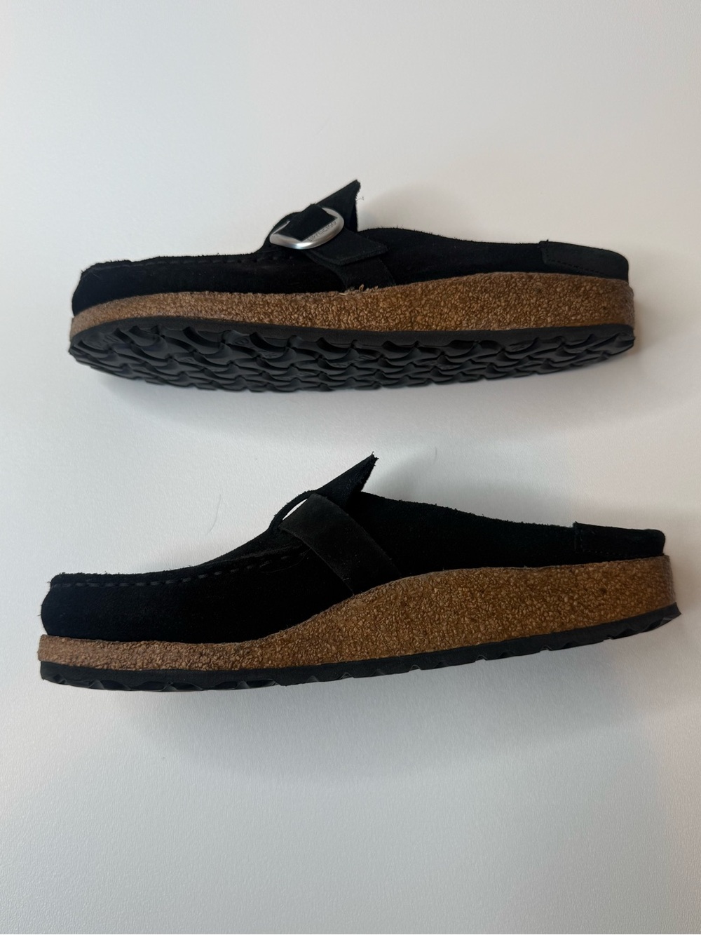 Birkenstock Buckley Clog Black Suede Size 39 EU / 8-8.5 US - Picture 7 of 8